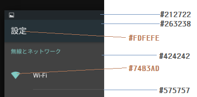 Android ダークテーマ Android ダークテーマ