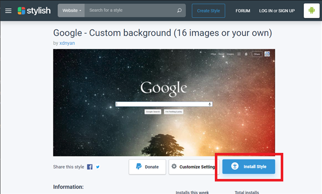 Install Style Install Style
