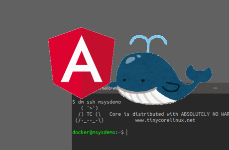 MSYS2 x Docker x Angular