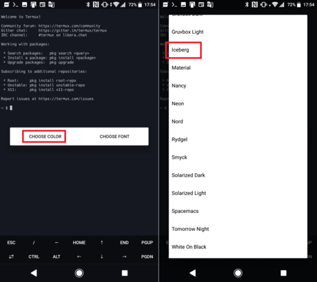 CHOOSE COLOR→Iceberg