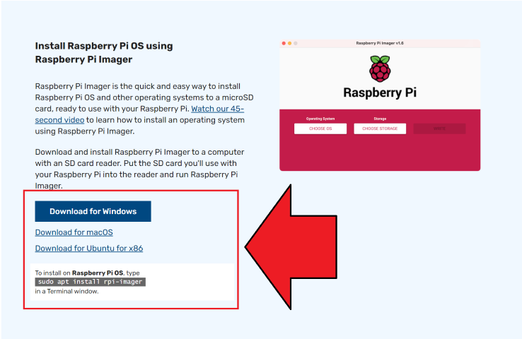 Raspberry Pi Imagerをダウンロード Raspberry Pi Imagerをダウンロード