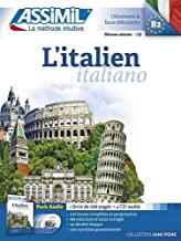 L'italien Pack Audio ( 1 livre de 528 pages + 4 CD audio) CD =528 pages