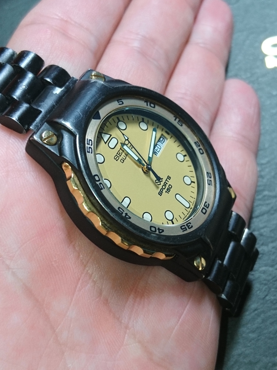 SEIKO 5H23-6379】BLACK PVD ユニークケースダイバー - 無駄遣い備忘録