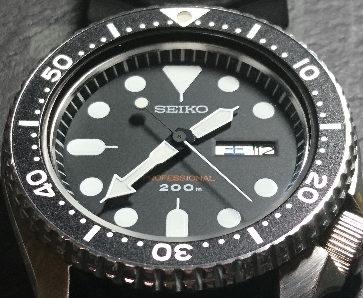 SEIKO ダイバーズウォッチ ブラックボーイ 7C43-7010 200m
