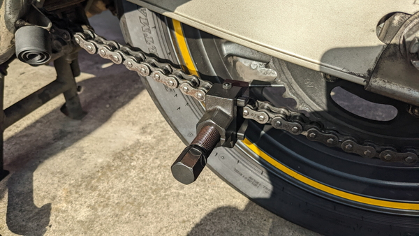 ZZR400 チェーン交換 - りっくす手記