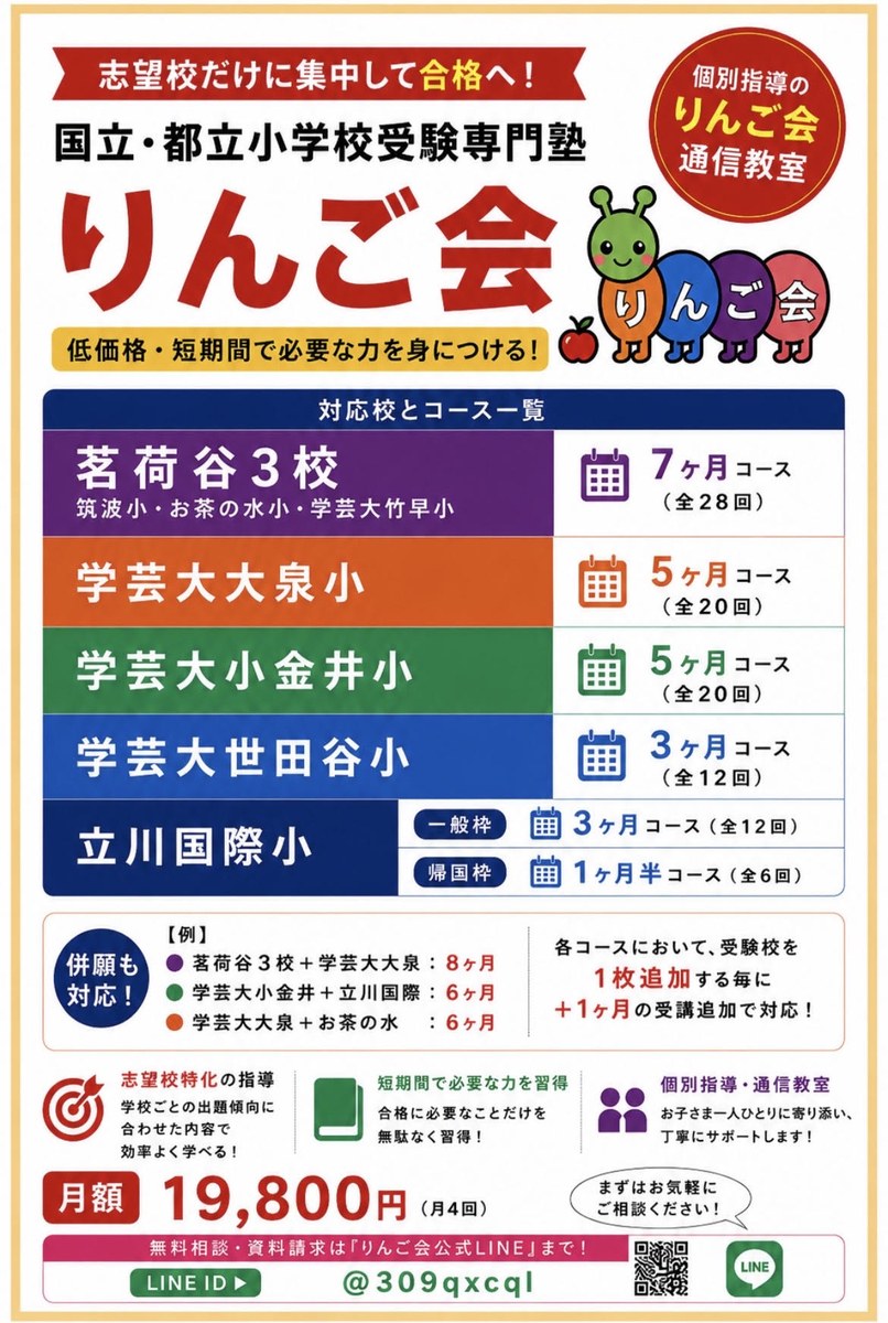 お茶の水女子大学附属小学校『保護者作文対策』について【2026/07/13