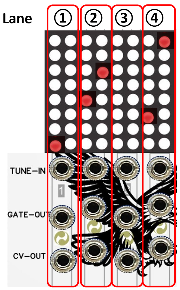 Chord Sequencer 鷹風 TAKA-KAZE - 【lleqpue9】カラフルモジュラーシンセ