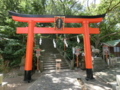 高山稲荷神社・男坂前鳥居