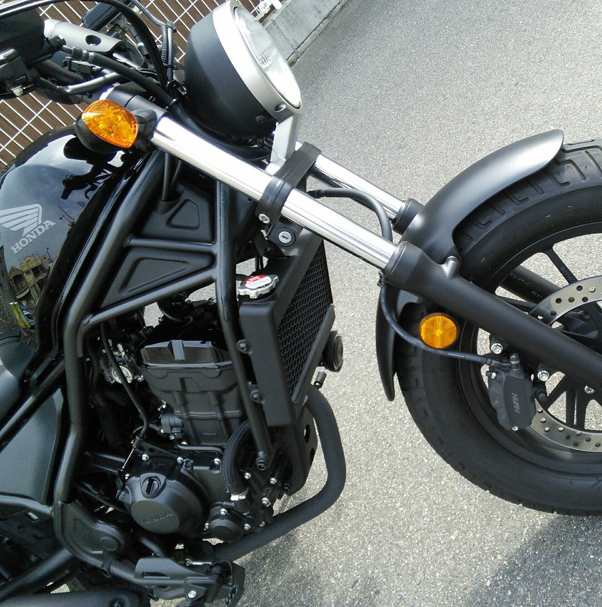 レブル250　エンジン好調 250ccとは思えないほどのゆとりのあるトルクとライダーの意思に応える