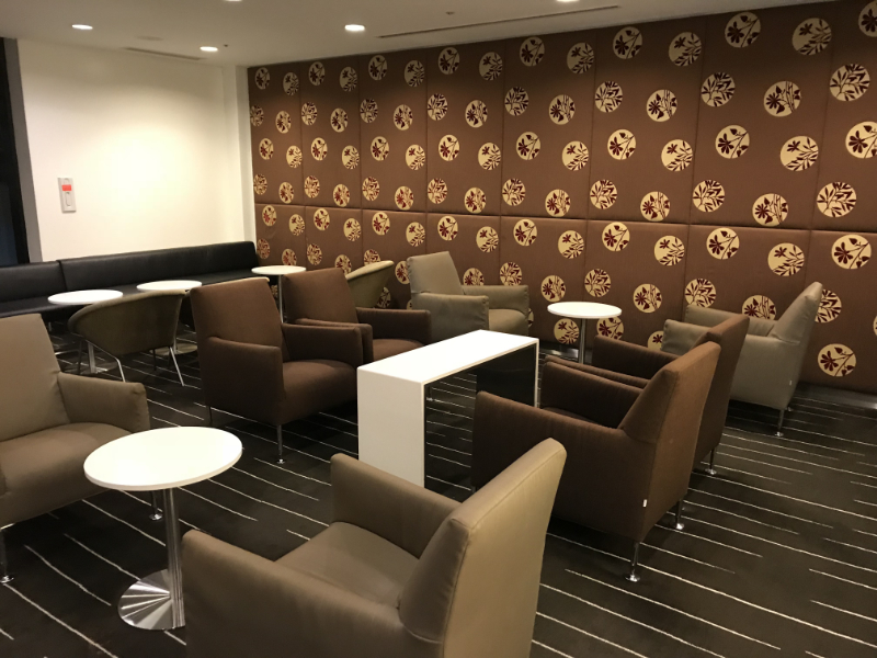 カンタス航空ラウンジ内部の様子 カンタス航空ラウンジ内部の様子