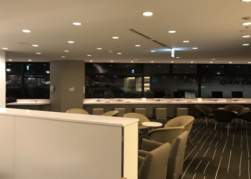 カンタス航空ラウンジ内部の様子5 カンタス航空ラウンジ内部の様子5