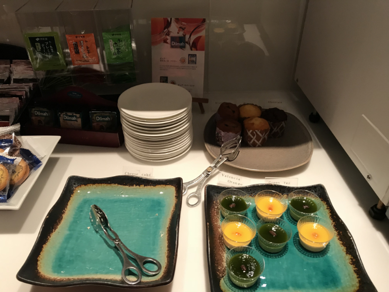 カンタス航空ラウンジデザート カンタス航空ラウンジデザート