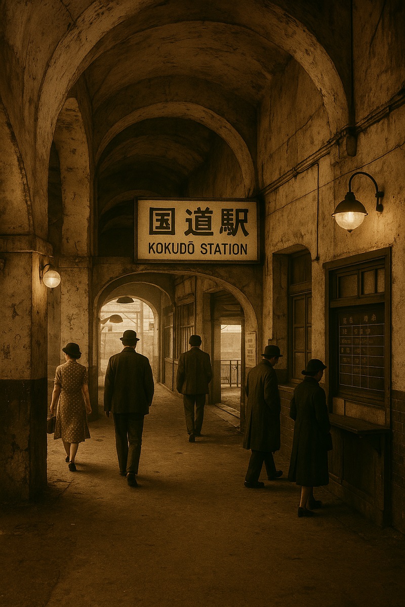 国道駅 昭和の光景