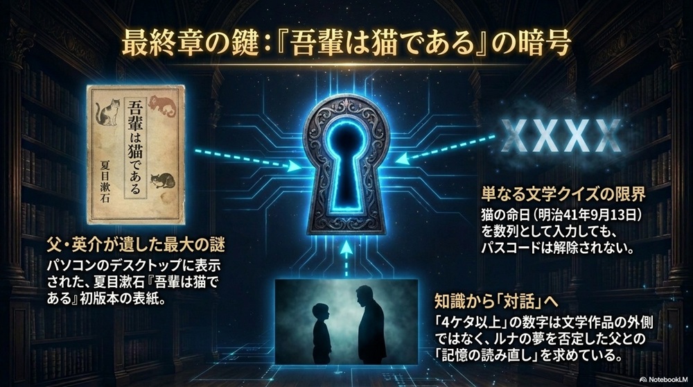 『月夜行路』最終回に向けた『吾輩は猫である』の暗号