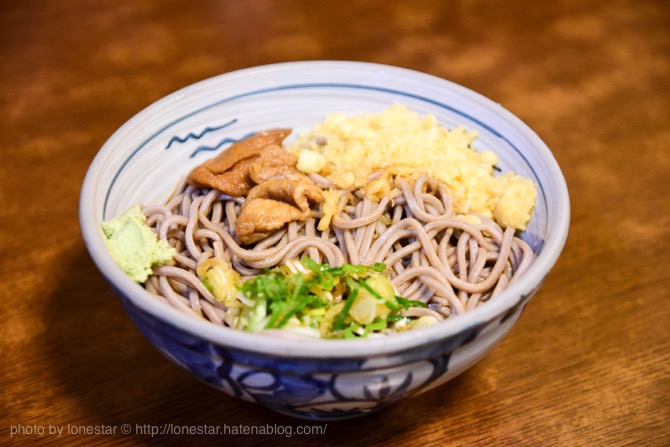 冷やしたぬきそば