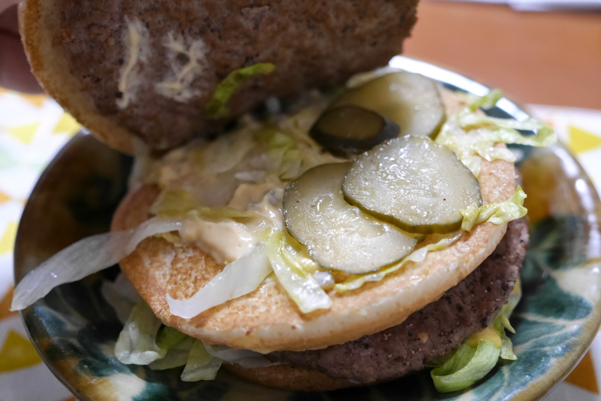 ビックマック　ピクルス多め