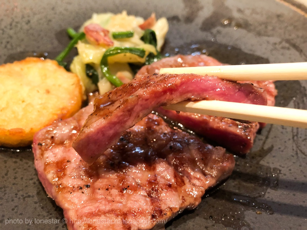 柏葉亭 ステーキ