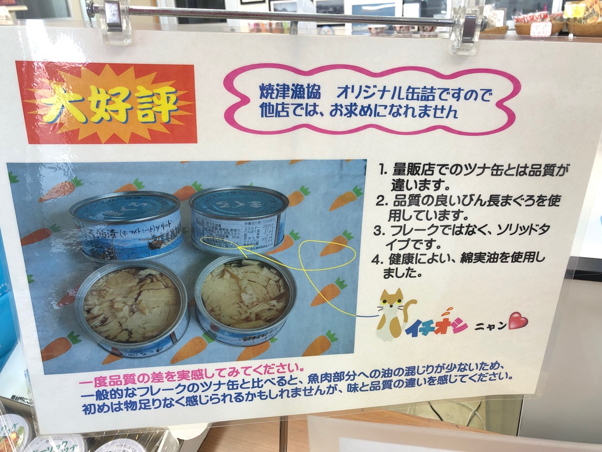 焼津漁港　ツナ缶