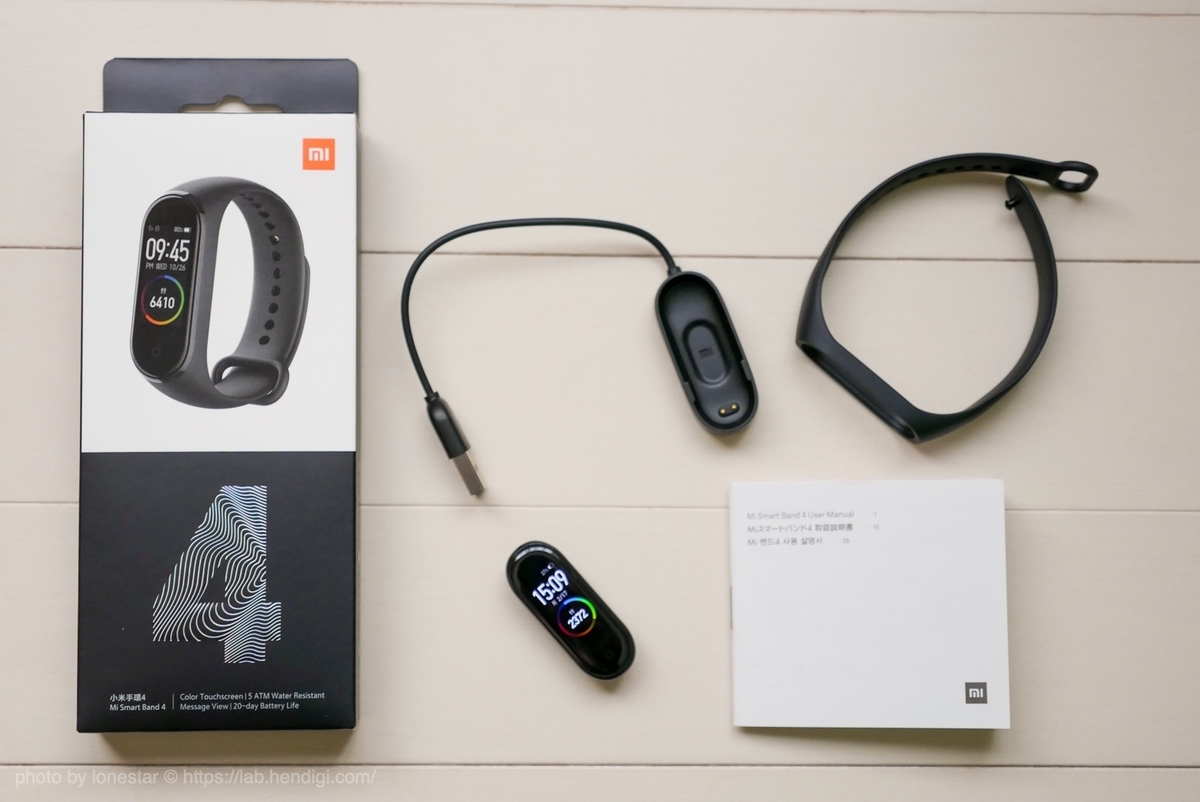 f:id:lonestartx:20200309140317j:plain Miスマートバンド4(Xiaomi Mi Band 4)
