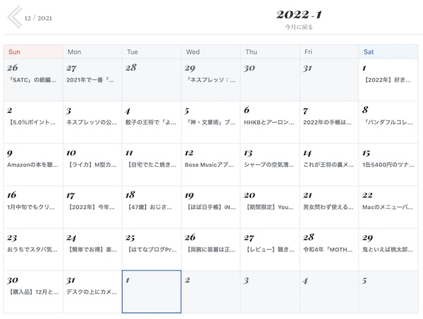 はてなブログ　毎日更新