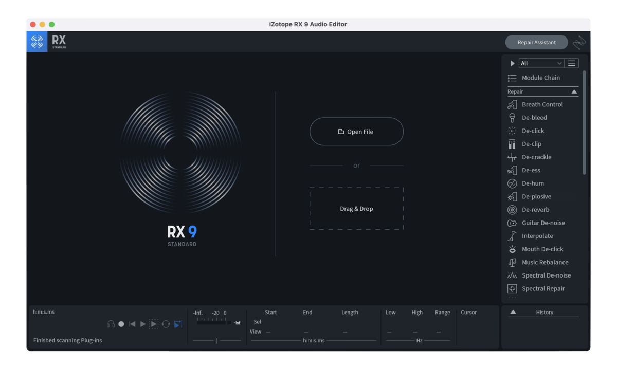 iZotope RX 9 M1対応