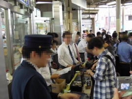 遂に購入場所へ到着！（6:40頃）