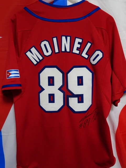 Livan Moinelo Game Used 2017 Cuba team jersey(signed, adidas