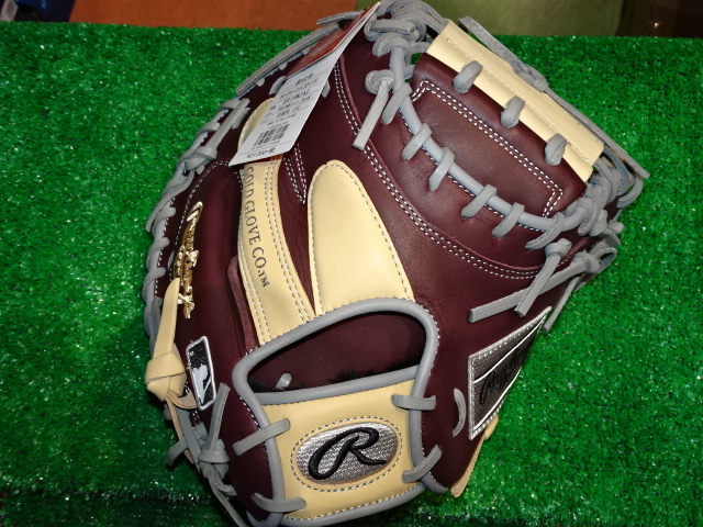 【新品未使用】ローリングス 硬式用キャッチャーミット33インチ キャメル 右投げ 新品未使用】ローリングス 硬式用キャッチャーミット33インチ キャメル
