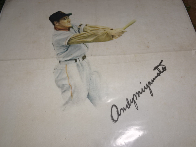 エンディ宮本(読売巨人軍)サイン入りハンカチ - 世田谷草野球ロス