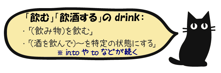 drinkの用法