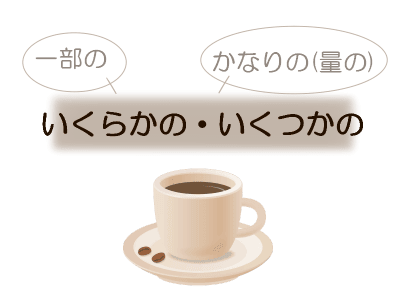 someの「いくらかの」の意味