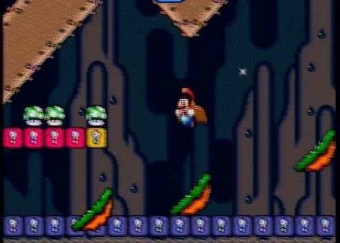 スーパーマリオワールド チョコレー島 コース4 - yuchanレトロゲームBlog