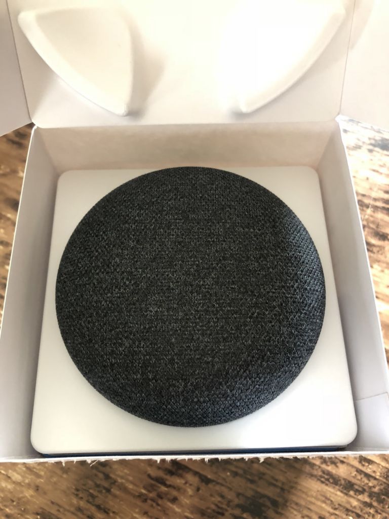 Google home miniの開封