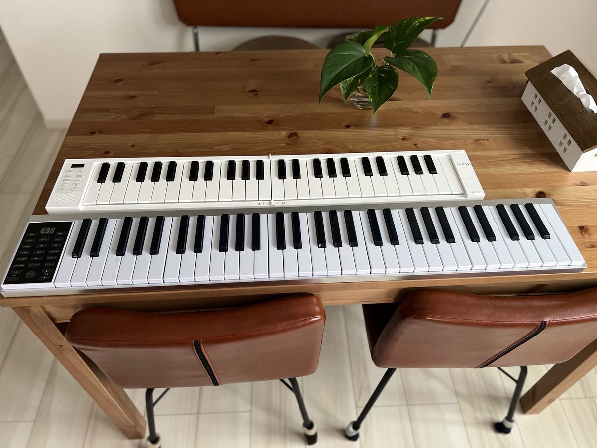 Amazon | ニコマク NikoMaku 電子ピアノ 携帯型 SWAN 61鍵盤