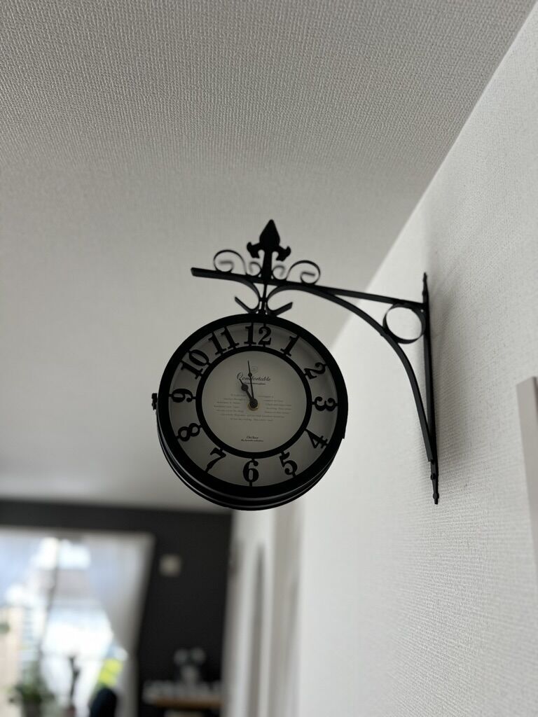 壁掛け 両面時計