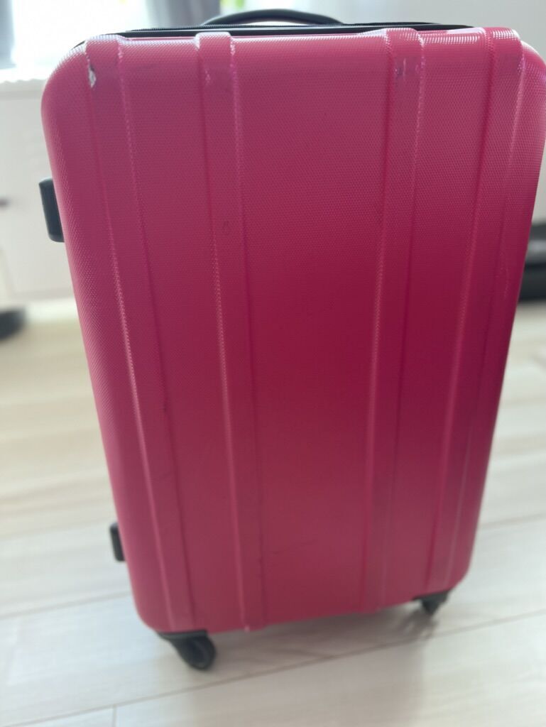 前に使ってたキャリーケース