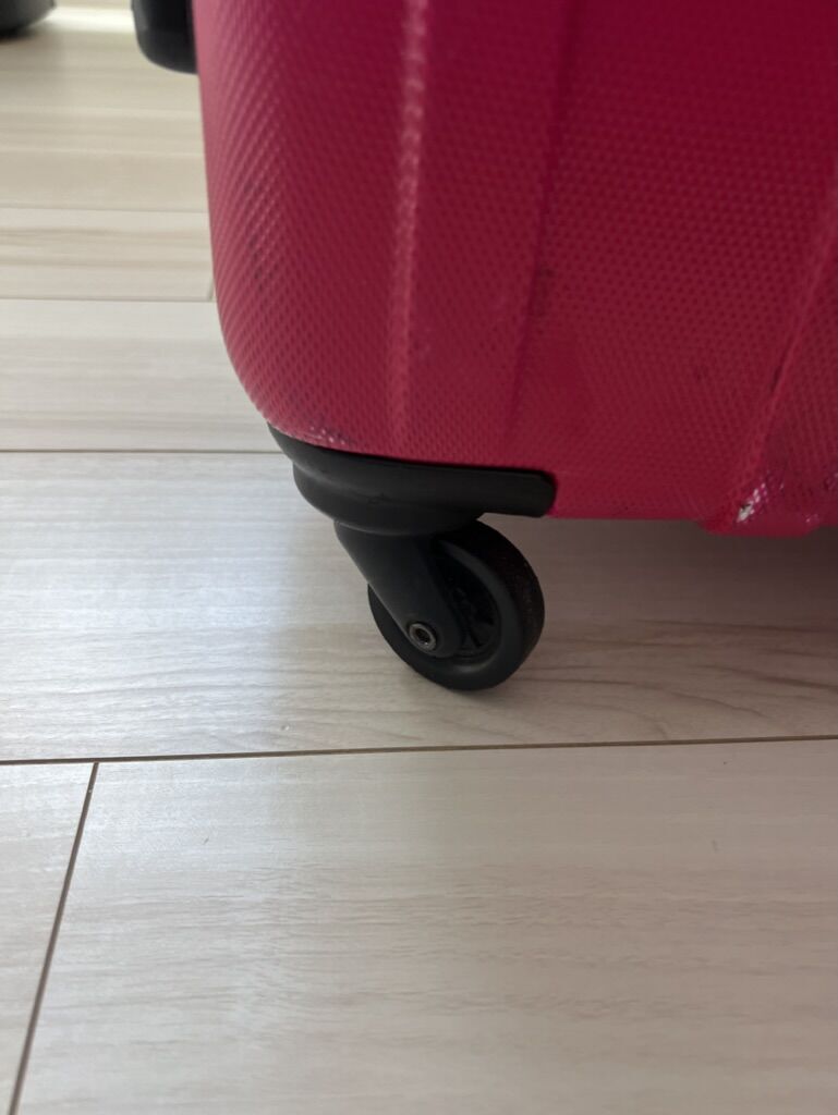 タイヤが壊れた