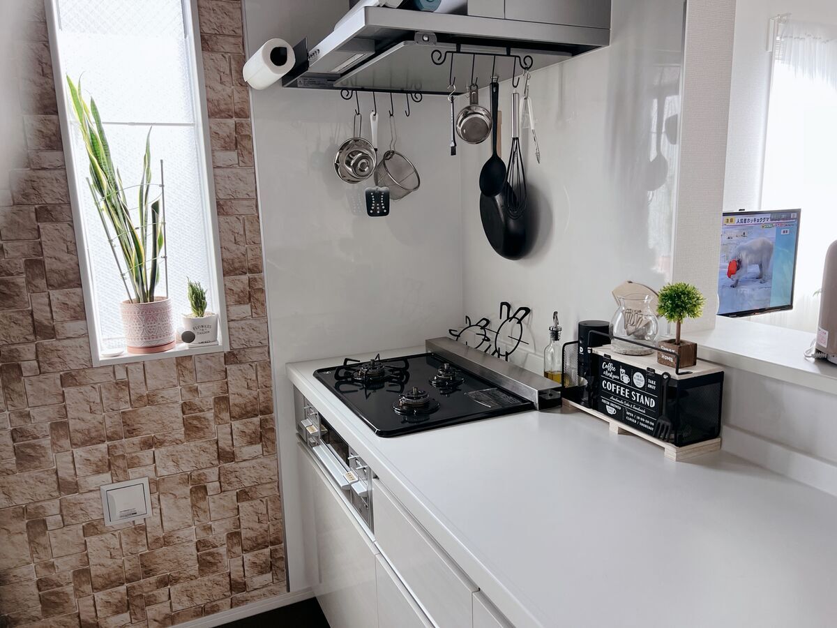 キッチンの珈琲コーナー