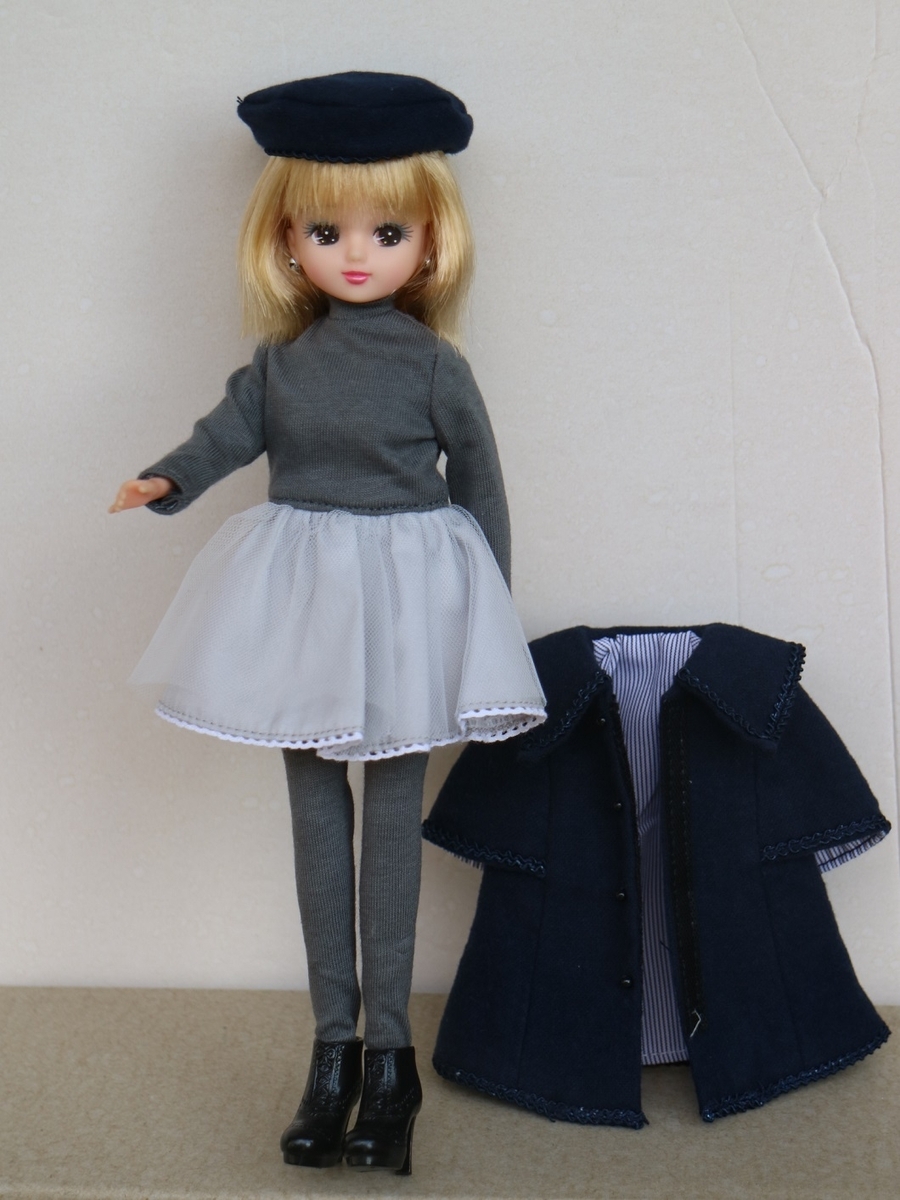 リカちゃんxGalumドレスコレクション‐12 ケープスリーブコート