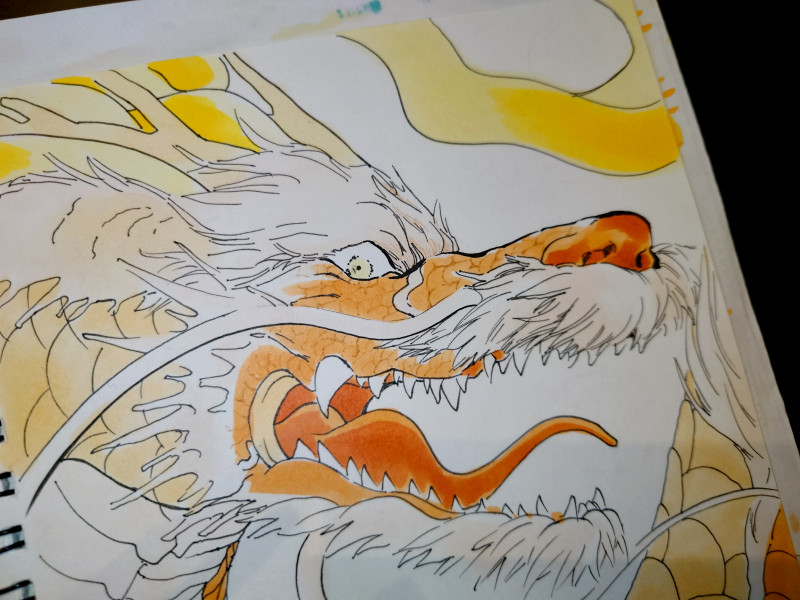 龍の絵を描いてみた - 低徊趣味ぶろぐ