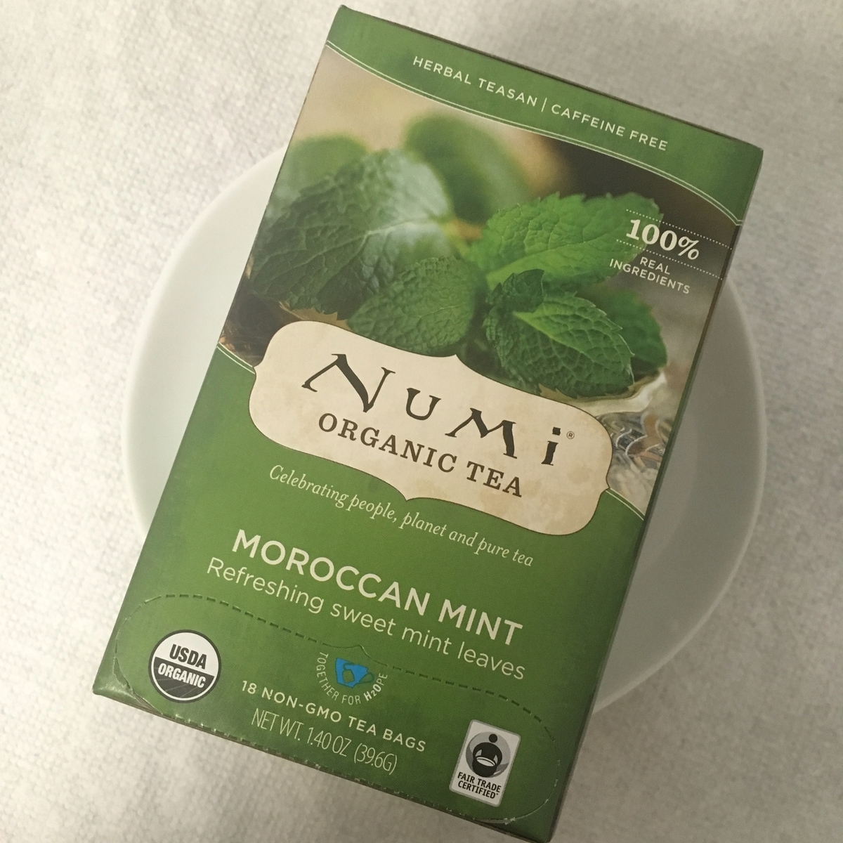 ハーブティー初心者の方にも Numi Organic Tea Moroccan Mint ノンカフェイン おすすめ ミントティー のんびり低カフェイン生活 ノンカフェイン カフェインレスで楽しむおいしいお茶の時間