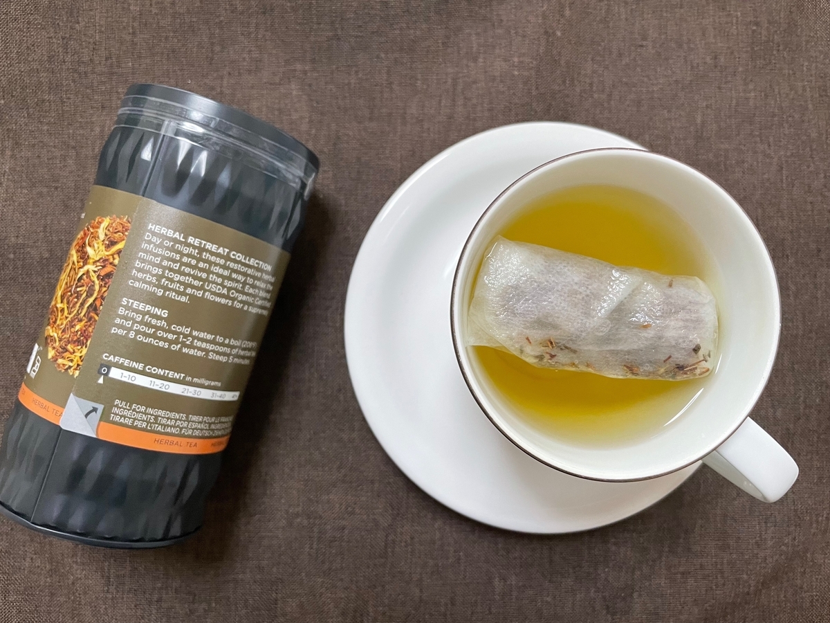 【ノンカフェイン】Tea Forte「Apricot Amaretto」読書の秋に眩しい香り【フレーバー付きルイボスティー】主観レビュー