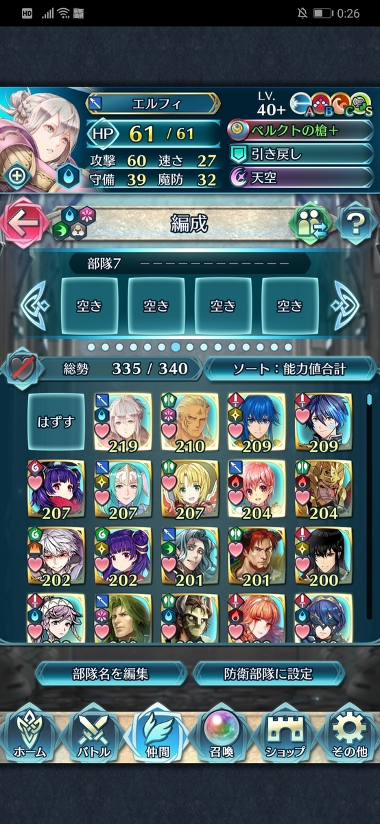 Feh ホークアイ Loygameの日記