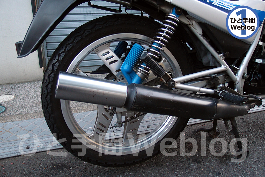 CBX125Fのレストアを開始する前に、バイクの現状確認を行うことにした