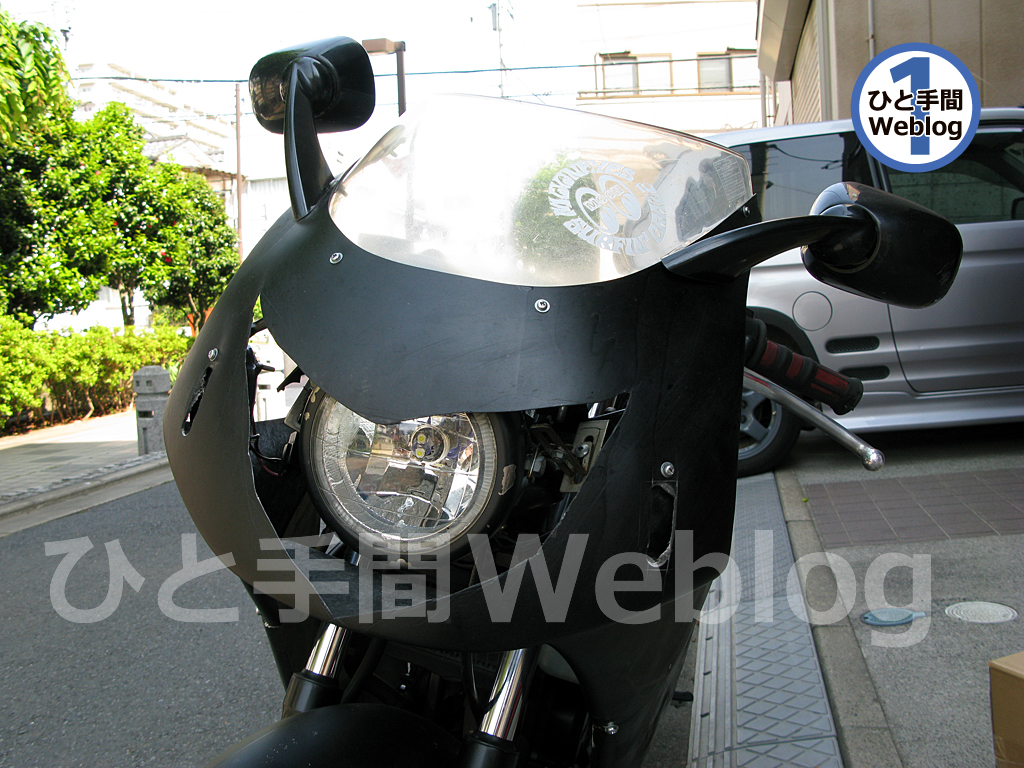 ホンダNS-1というレーサーレプリカ風バイクが2台になり、今後の