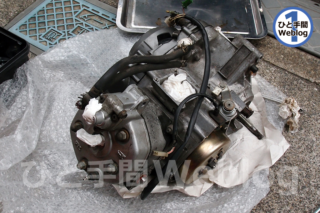 3TY型TZR125に搭載された2RMエンジンに見切りを付け、中古2RMエンジン
