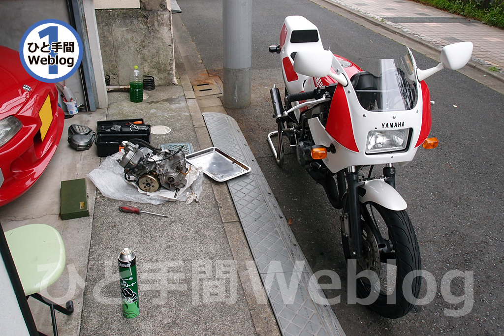 アプリリア50　エンジンTZR125に変更 アプリリアRS50 TZR125エンジン搭載 エンジン不働 配達可能 下取可能
