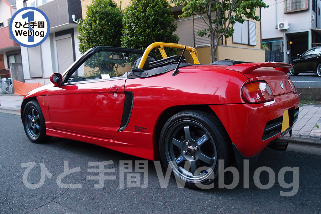 ホンダビート専用のカヤバNEW SR SPECIALを加工、さらなる