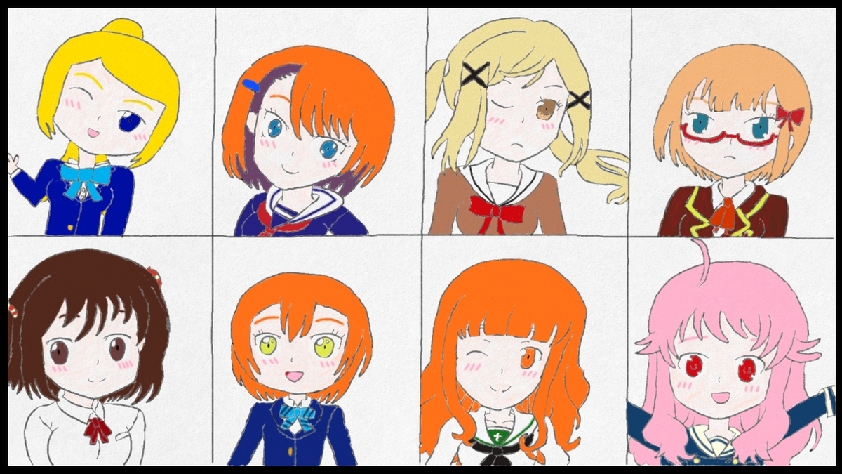 女子高生集合イラスト ついに完成 Chaosluigiのブログ 女子高生集合イラスト ついに完成 Chaosluigiのブログ