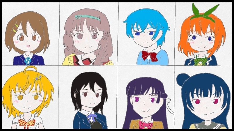 女子高生集合イラスト第二弾 Chaosluigiのブログ 女子高生集合イラスト第二弾 Chaosluigiのブログ